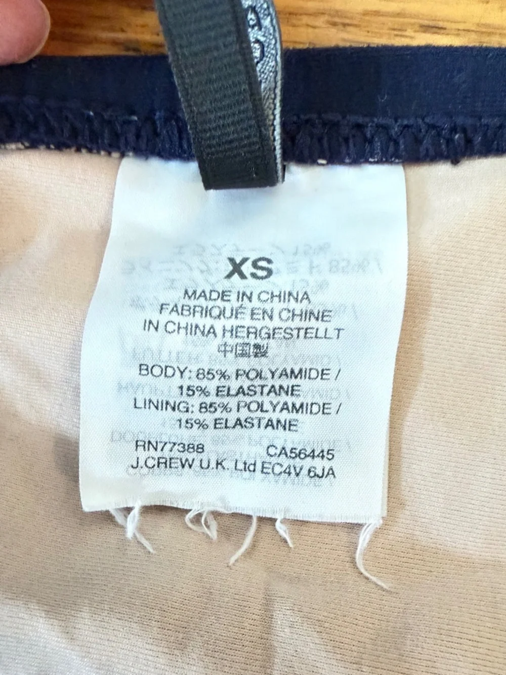 J. Crew Strapless Bikini Bandeau and Bikini Bottom Set (Size XS)